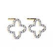 Héritage Oval Diamond Stud Earrings — 10k–18k Gold