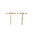 Héritage Oval Diamond Stud Earrings — 10k–18k Gold