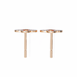 Héritage Oval Diamond Stud Earrings — 10k–18k Gold