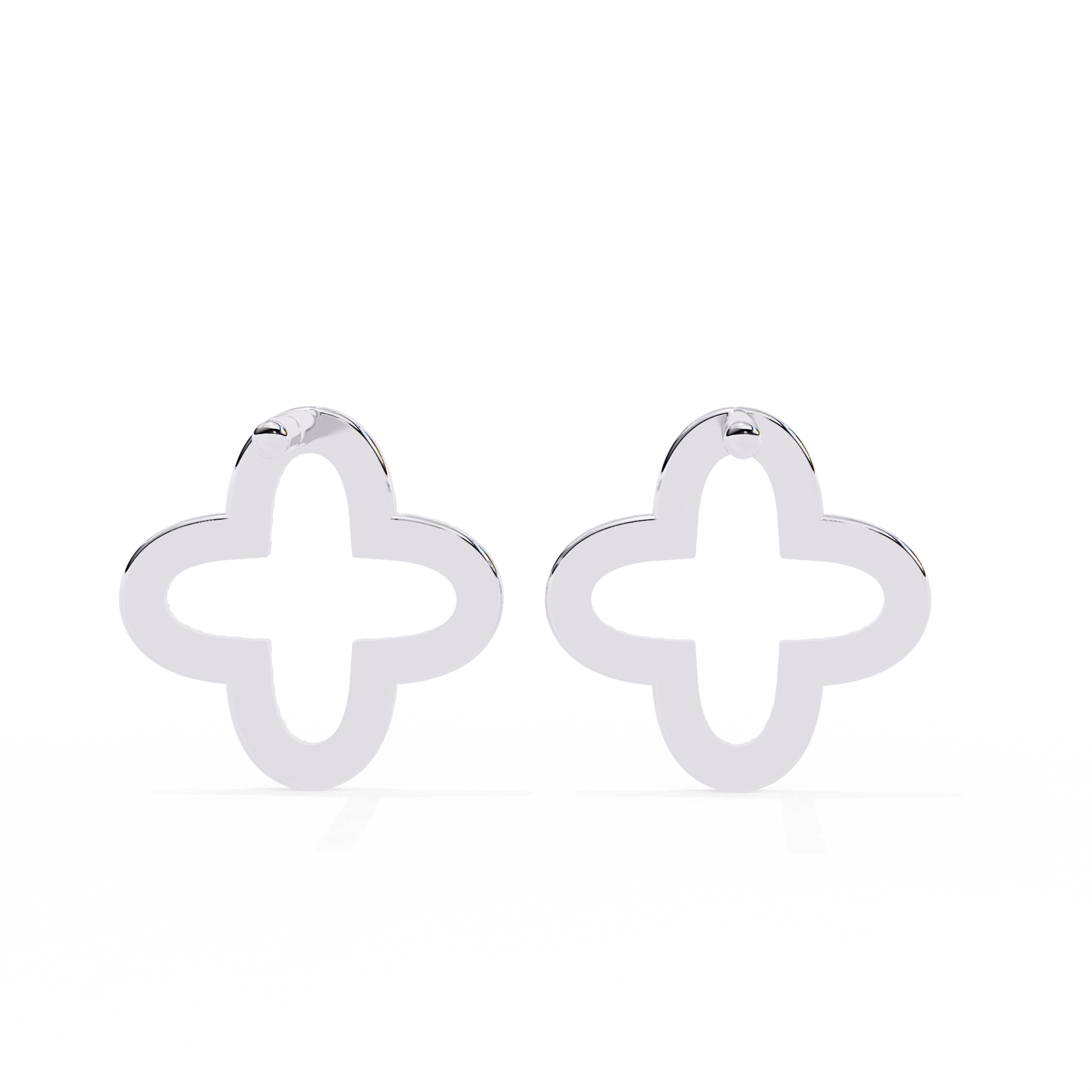 Héritage Oval Diamond Stud Earrings — 10k–18k Gold