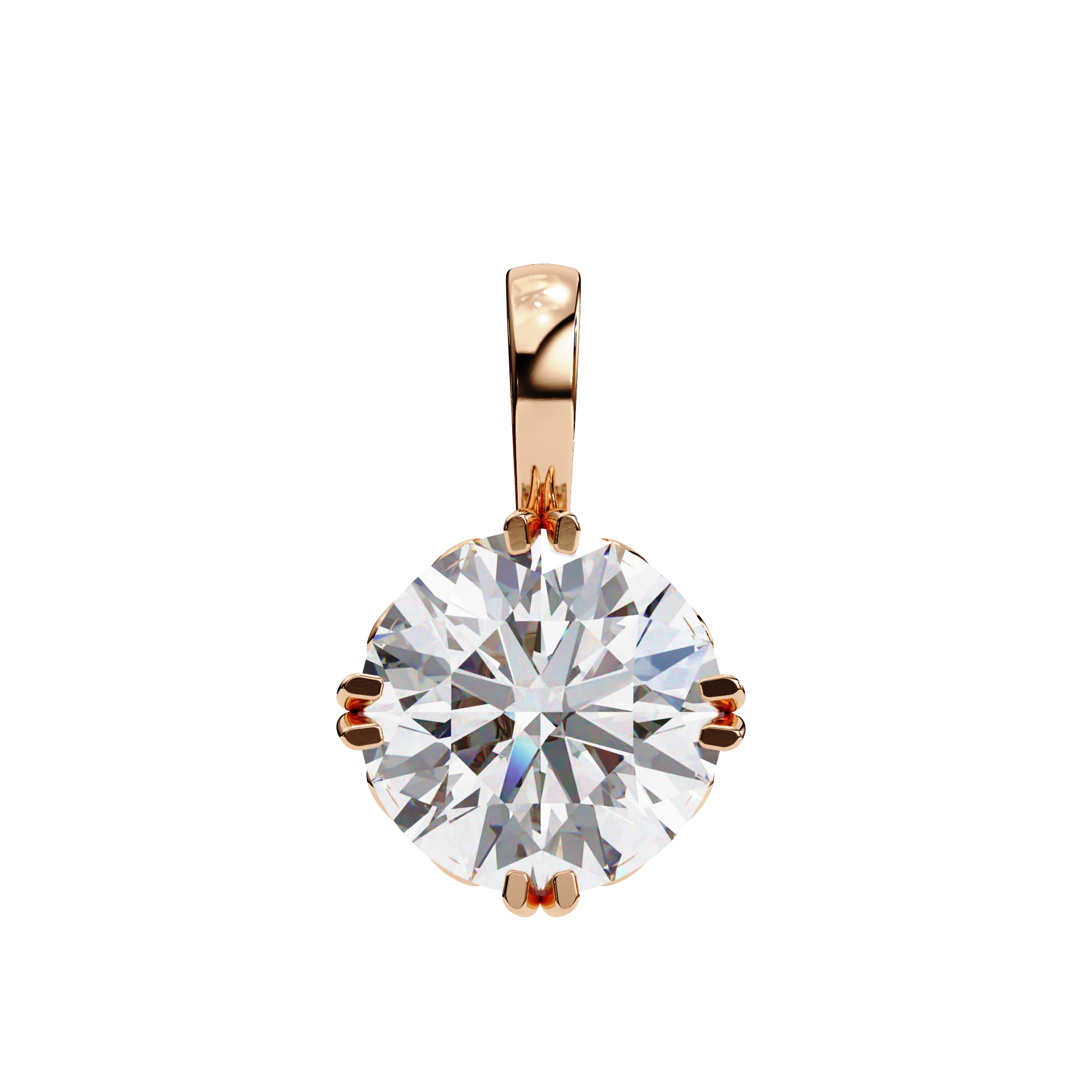 Petite Diamond Halo Pendant