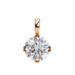 Petite Diamond Halo Pendant