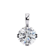 Petite Diamond Halo Pendant