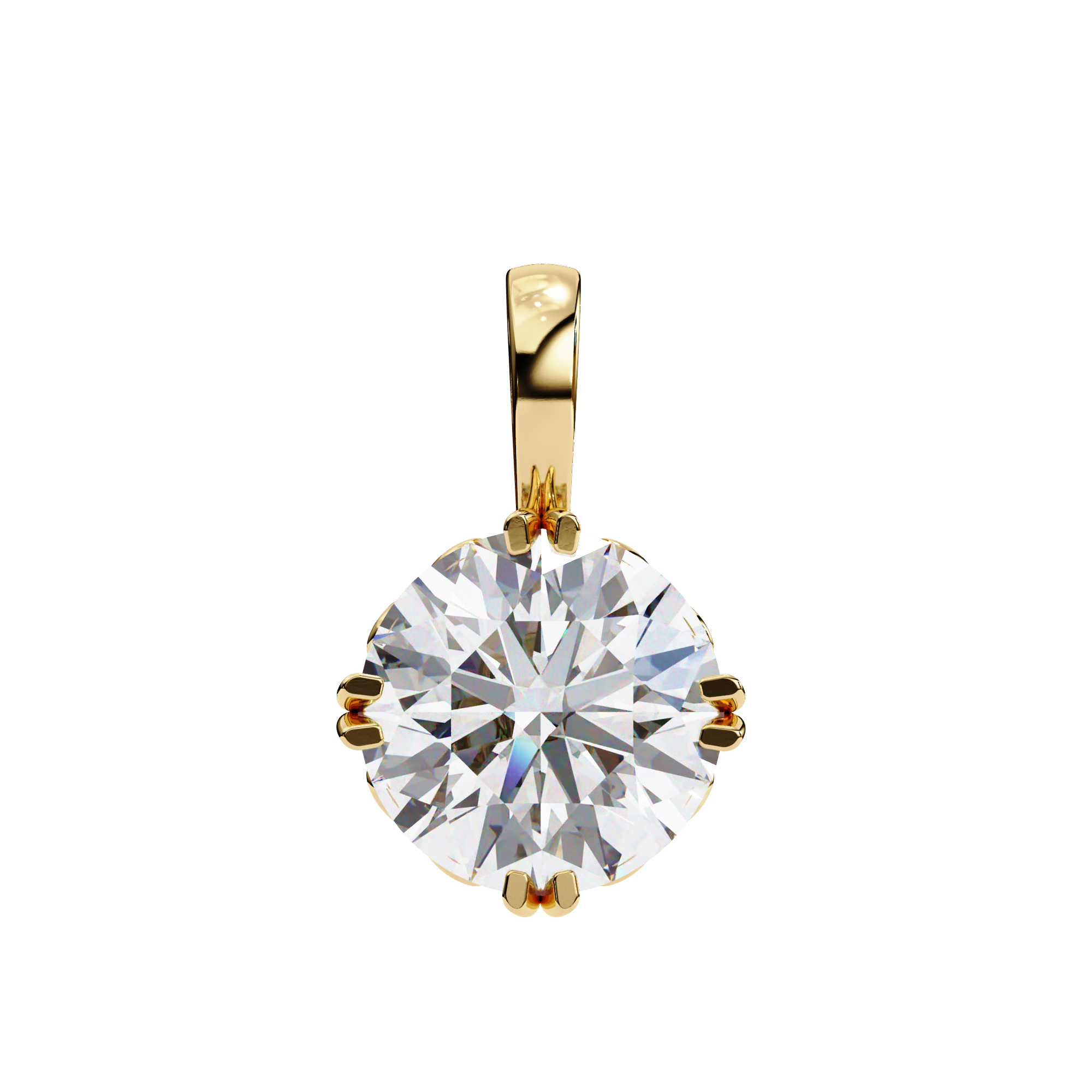 Petite Diamond Halo Pendant