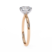 Diamond Solitaire Ring in 10k–18k Gold