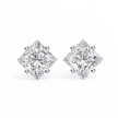 Éclat Solitaire Diamond Stud Earrings — 10k–18k Gold