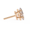 Éclat Solitaire Diamond Stud Earrings — 10k–18k Gold