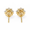Éclat Solitaire Diamond Stud Earrings — 10k–18k Gold
