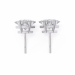 Éclat Solitaire Diamond Stud Earrings — 10k–18k Gold