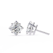 Éclat Solitaire Diamond Stud Earrings — 10k–18k Gold