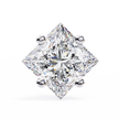 Éclat Solitaire Diamond Stud Earrings — 10k–18k Gold