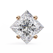 Éclat Solitaire Diamond Stud Earrings — 10k–18k Gold