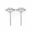 Panthère Princess-Cut Diamond Stud Earrings — 10k–18k Gold