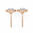 Panthère Princess-Cut Diamond Stud Earrings — 10k–18k Gold