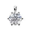 Diamond Circle Halo Pendant