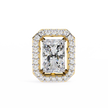 Panthère Princess-Cut Diamond Stud Earrings — 10k–18k Gold