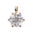 Diamond Circle Halo Pendant