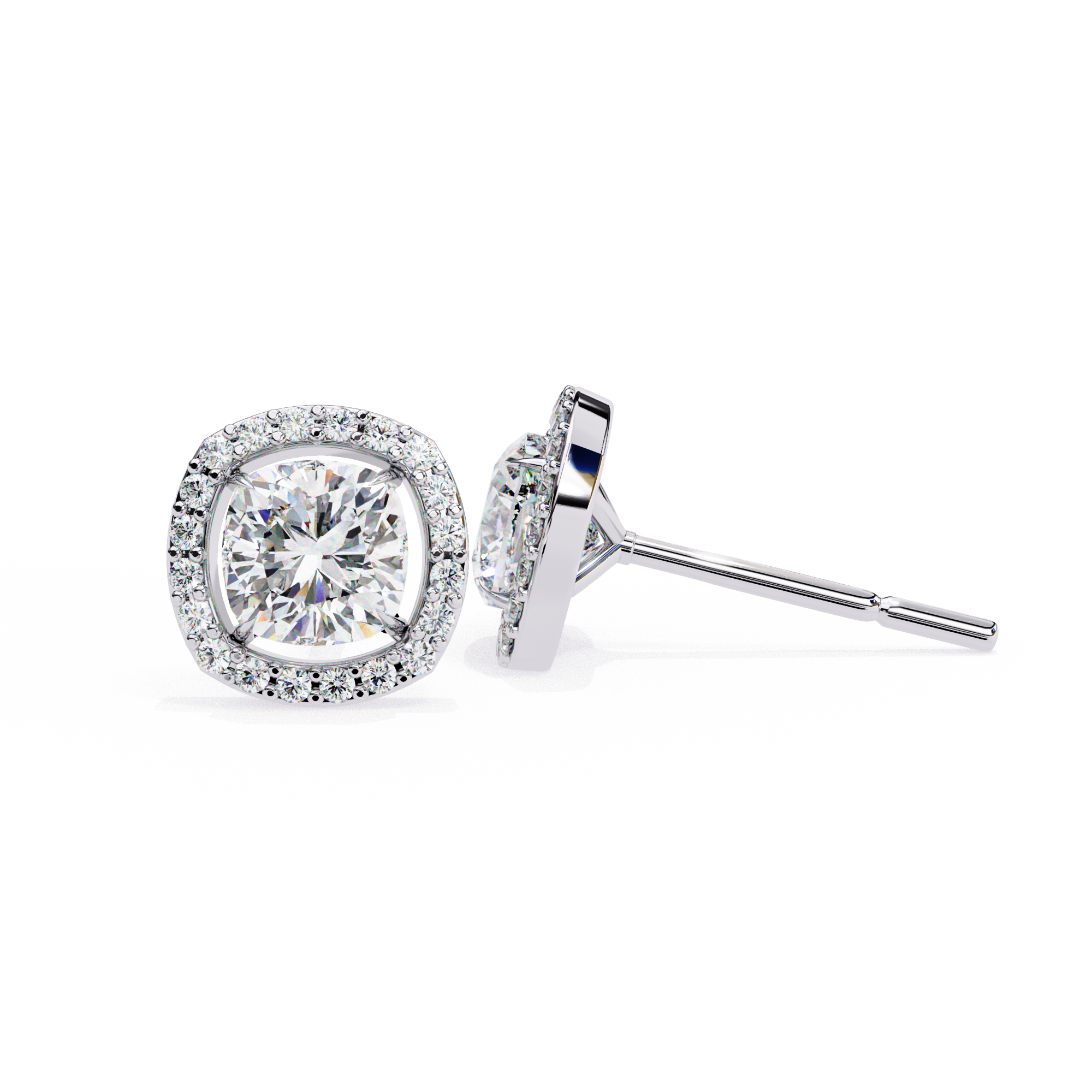 Douceur Marquise Diamond Stud Earrings — 10k–18k Gold