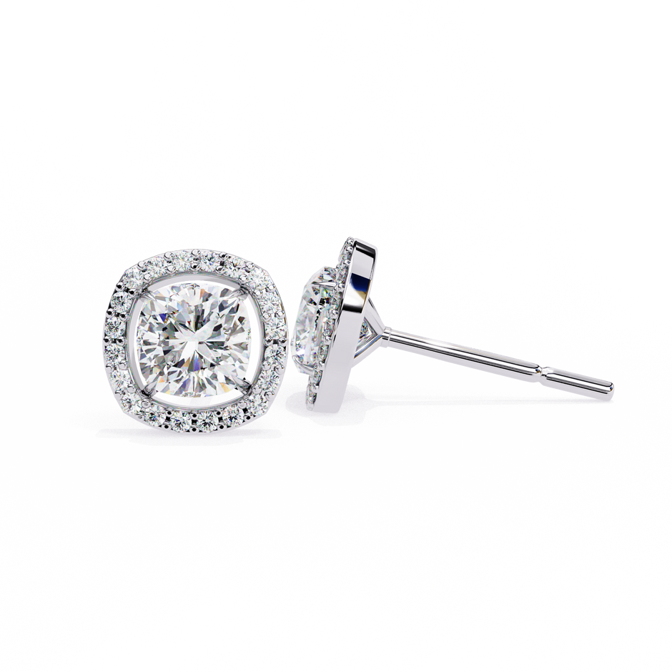 Douceur Marquise Diamond Stud Earrings — 10k–18k Gold