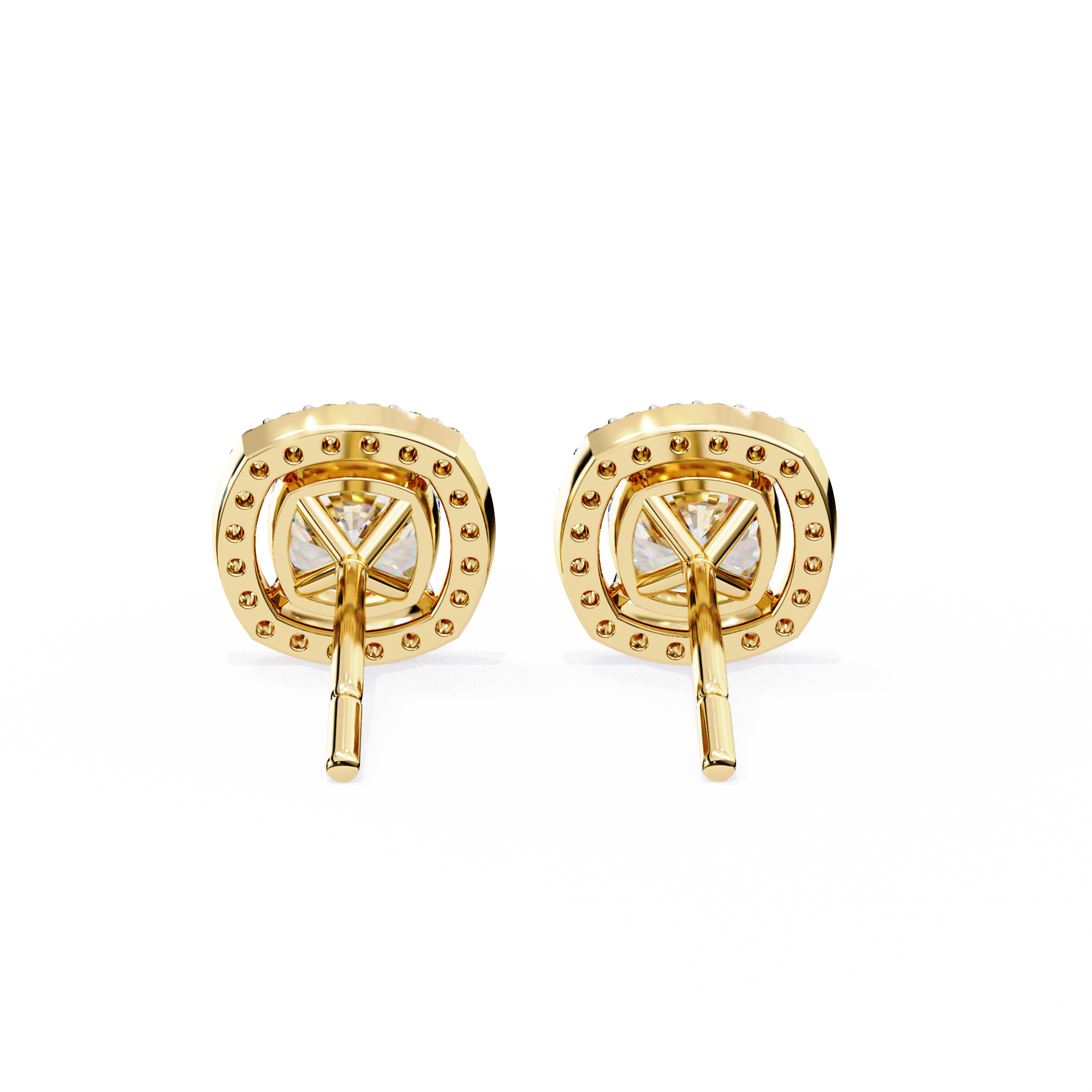 Douceur Marquise Diamond Stud Earrings — 10k–18k Gold