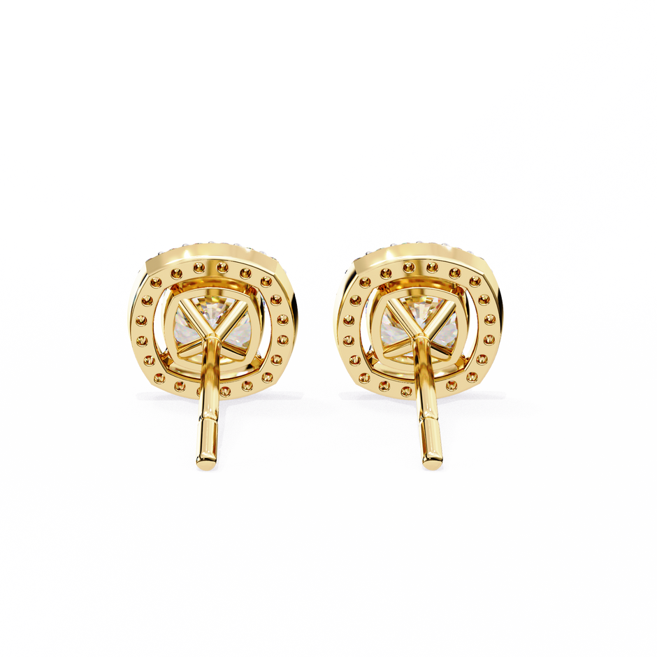 Douceur Marquise Diamond Stud Earrings — 10k–18k Gold