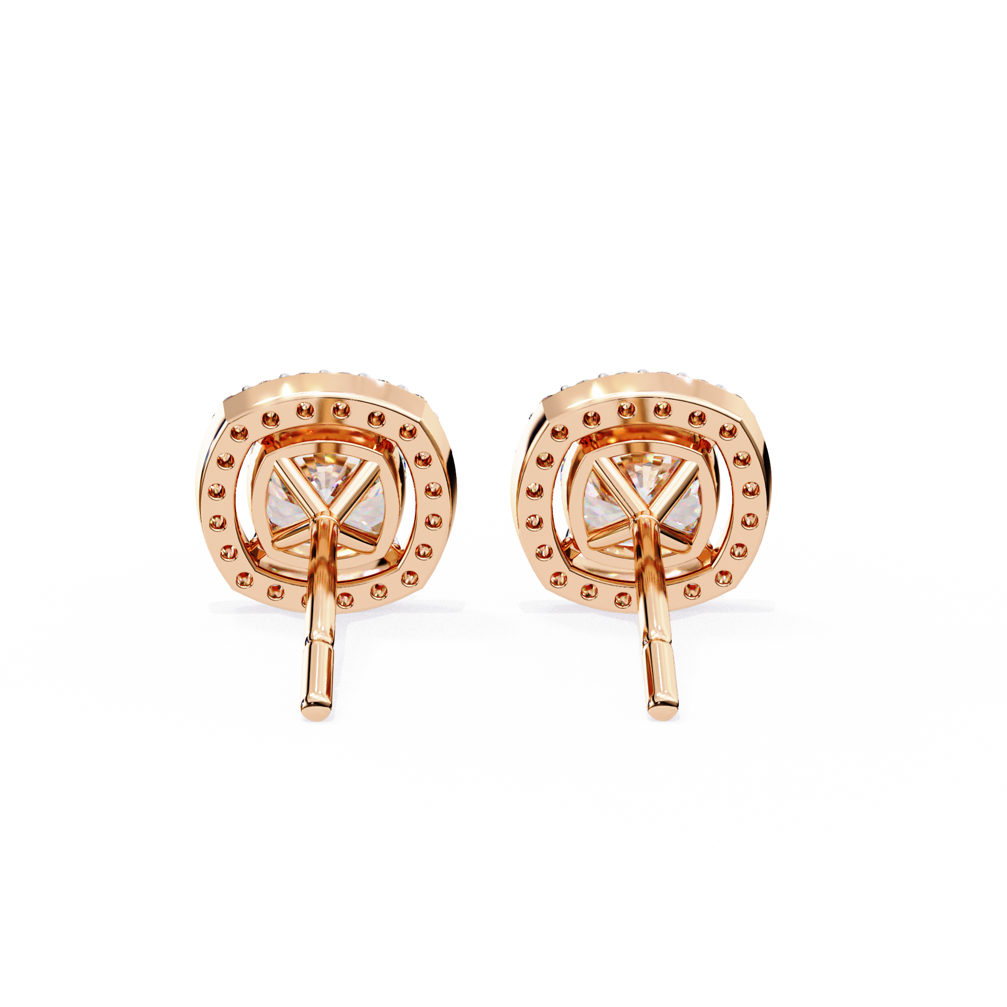 Douceur Marquise Diamond Stud Earrings — 10k–18k Gold