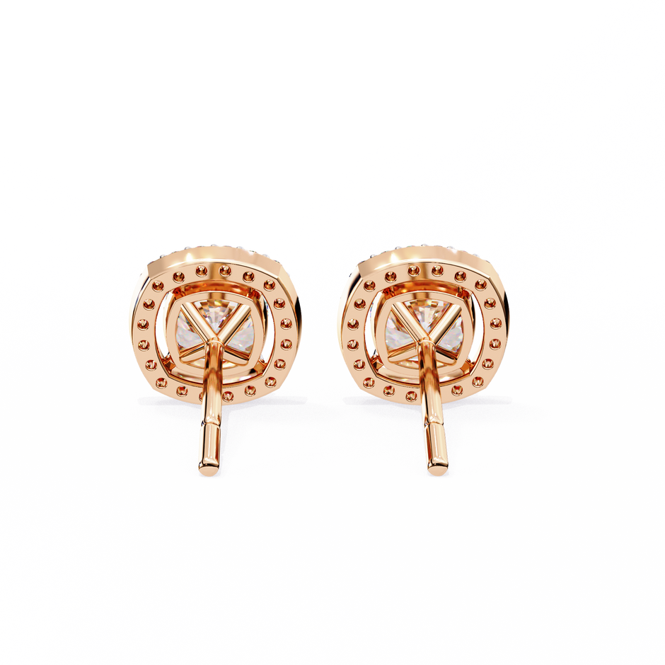 Douceur Marquise Diamond Stud Earrings — 10k–18k Gold