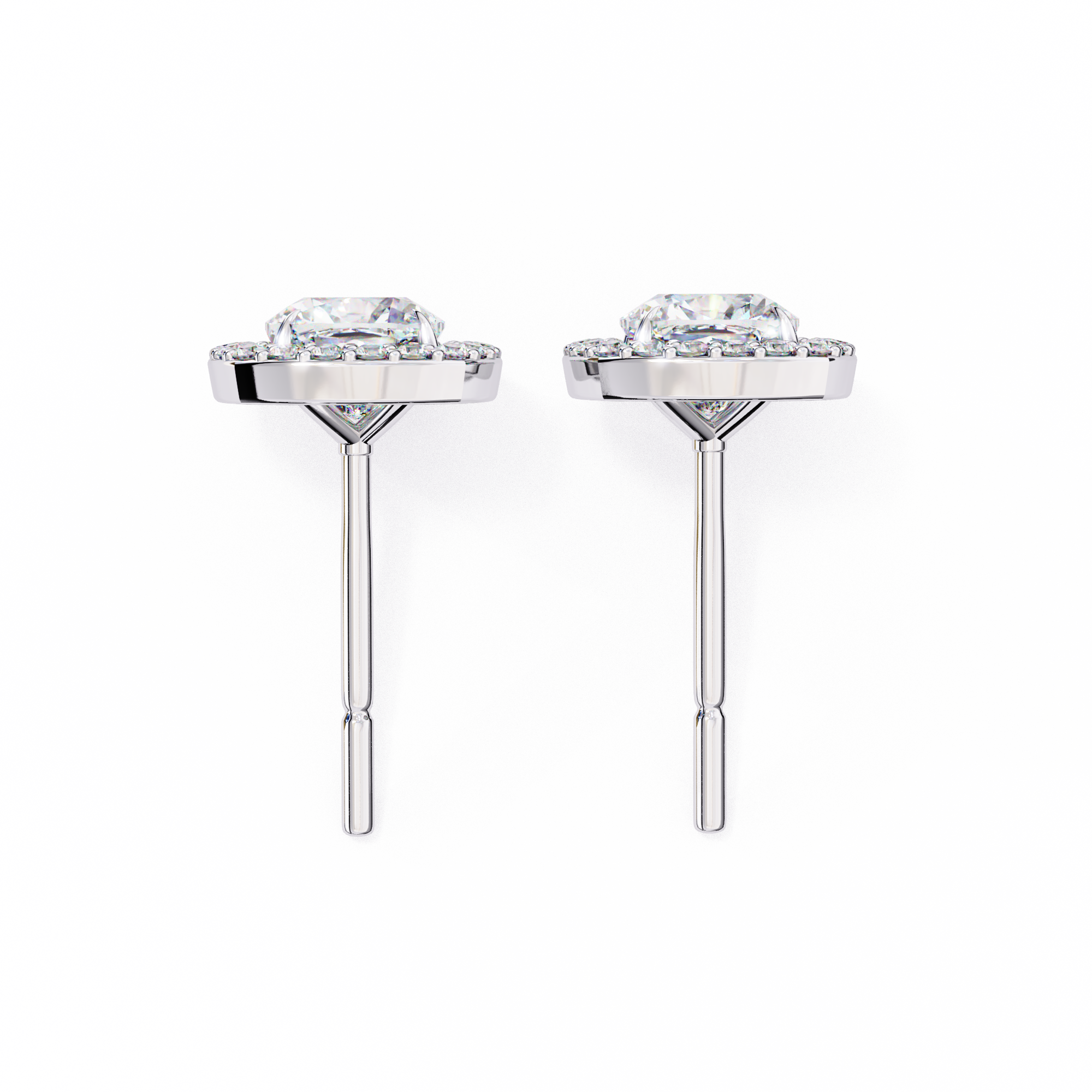 Douceur Marquise Diamond Stud Earrings — 10k–18k Gold