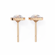 Douceur Marquise Diamond Stud Earrings — 10k–18k Gold