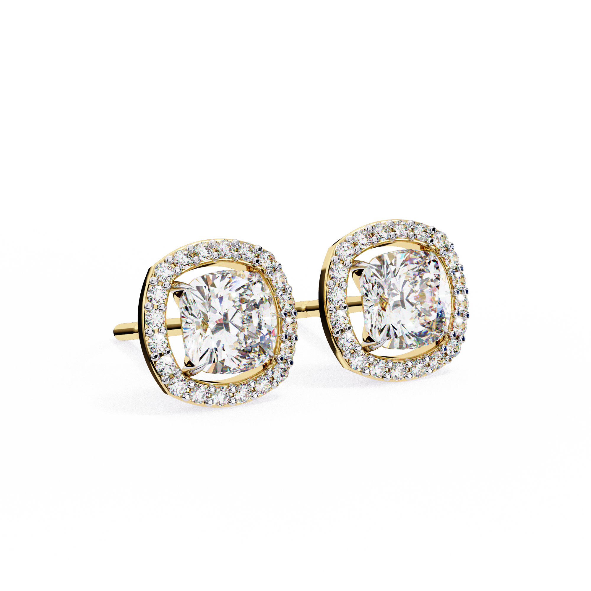 Douceur Marquise Diamond Stud Earrings — 10k–18k Gold
