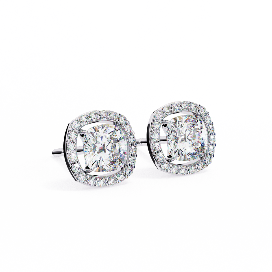 Douceur Marquise Diamond Stud Earrings — 10k–18k Gold