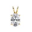Gold Pavé Lozenge Pendant