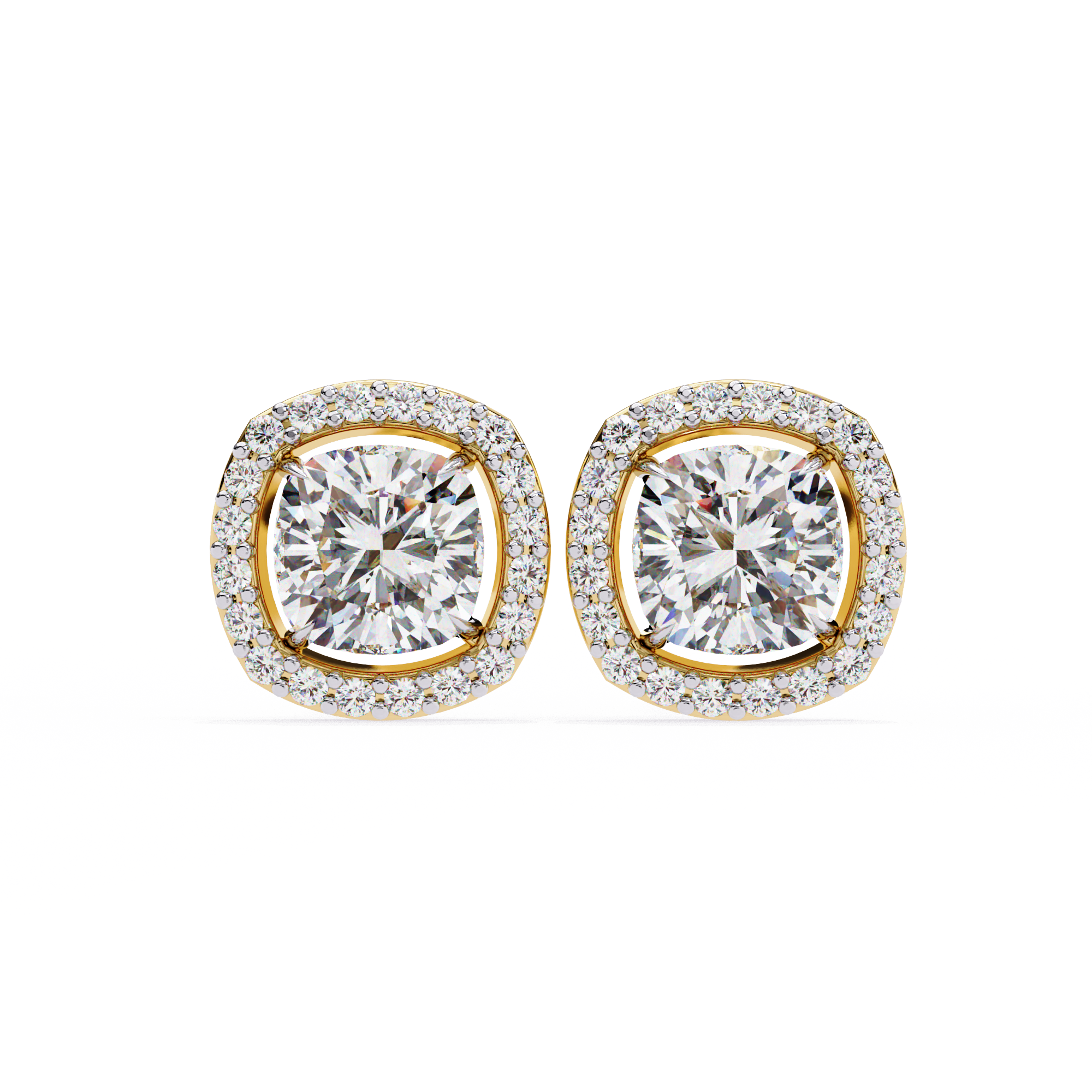 Douceur Marquise Diamond Stud Earrings — 10k–18k Gold