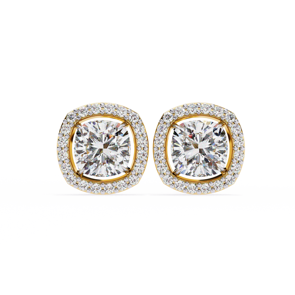 Douceur Marquise Diamond Stud Earrings — 10k–18k Gold