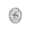 Précieux Heart Diamond Stud Earrings — 10k–18k Gold