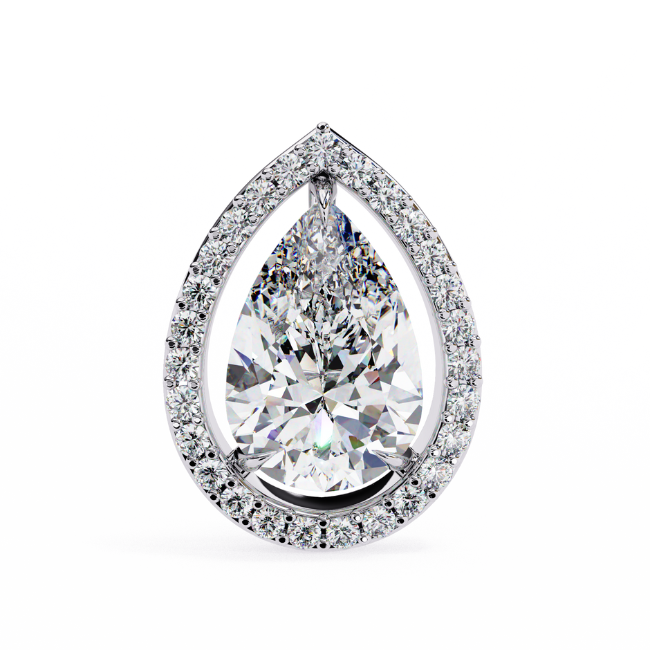 Solstice Trillion Diamond Stud Earrings — 10k–18k Gold