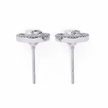 Solstice Trillion Diamond Stud Earrings — 10k–18k Gold