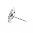 Solstice Trillion Diamond Stud Earrings — 10k–18k Gold