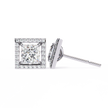 Ardente Yellow Gold Diamond Stud Earrings — 10k–18k Gold