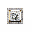 Ardente Yellow Gold Diamond Stud Earrings — 10k–18k Gold
