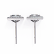 Ardente Yellow Gold Diamond Stud Earrings — 10k–18k Gold