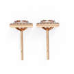 Ardente Yellow Gold Diamond Stud Earrings — 10k–18k Gold