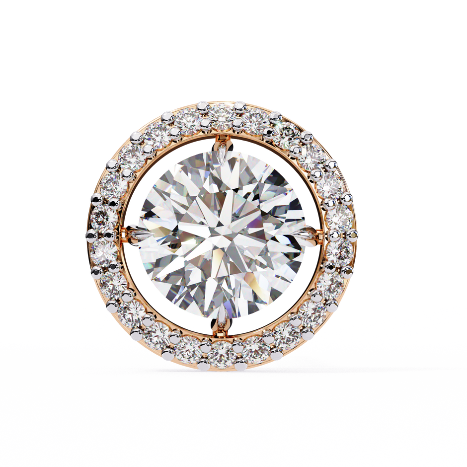 Atelier Micro-Pavé Diamond Stud Earrings — 10k–18k Gold