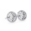 Atelier Micro-Pavé Diamond Stud Earrings — 10k–18k Gold