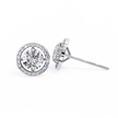Atelier Micro-Pavé Diamond Stud Earrings — 10k–18k Gold