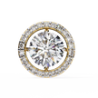 Atelier Micro-Pavé Diamond Stud Earrings — 10k–18k Gold