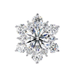 Mirage Double-Halo Diamond Stud Earrings — 10k–18k Gold