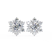 Mirage Double-Halo Diamond Stud Earrings — 10k–18k Gold