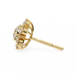 Mirage Double-Halo Diamond Stud Earrings — 10k–18k Gold