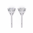 Lumière Brilliant Diamond Stud Earrings — 10k–18k Gold